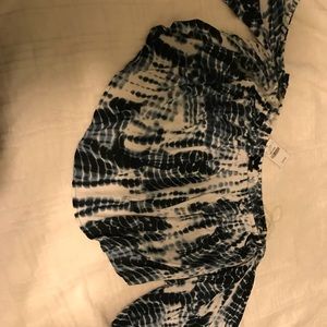 Off the shoulder wet seal top